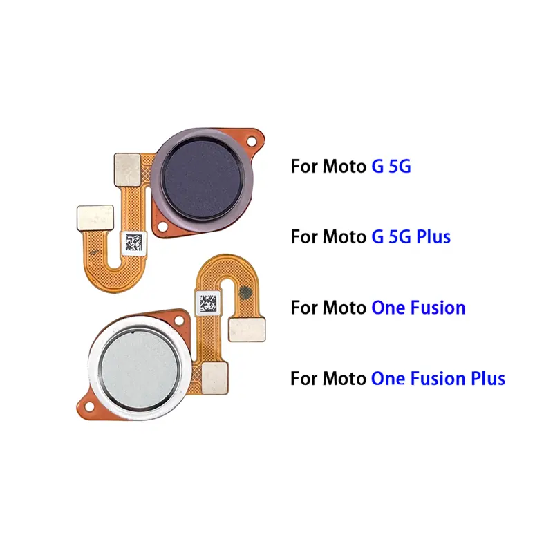 Mobile Phone Fingerprint Sensor Flex For Moto One Fusion Action Macro Plus G 5G Plus Usb Fingerprint Reader Spare Part Wholesale