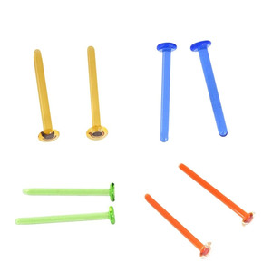 Camilla de cristal Amelia gruesa de 0,8-1,2 MM, joyería hipoalergénica para el cuerpo, pasador transparente para labios, Piercing para la nariz, retenedor de nariz para hombres y mujeres - Product Image 3