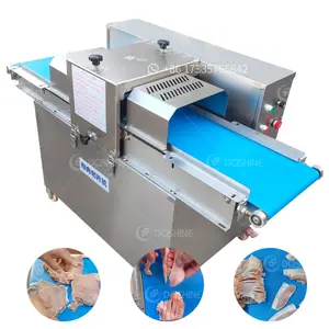Otomatik yatay et dilimleme makinesi tavuk göğsü balık fileto somon alabalık kesme makinası