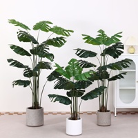 Planta Artificial Grande de Palmera Areca, Hoja de Tortuga, Simulación de Planta Verde para Decoración Interior, Paisajismo y Fotografía