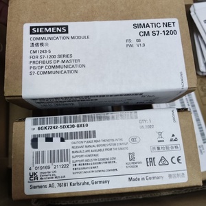 PLC SIMATIC S7-1200 6GK72425DX300XE0 โมดูลการสื่อสาร 1242-5 6GK7242-5DX30-0XE0 ของแท้และใหม่เอี่ยม - Product Image 1
