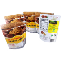 Sachet Doypack Personnalisé en Feuille d'Aluminium avec Fermeture Zip et Impression Numérique pour Poudre de Date, Idéal pour le Stockage Alimentaire