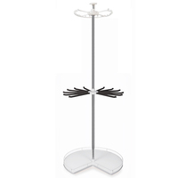 Porte-serviettes rotatif à 360 degrés en fer à trois couches de qualité supérieure, accessoire de rangement moderne et durable pour armoire