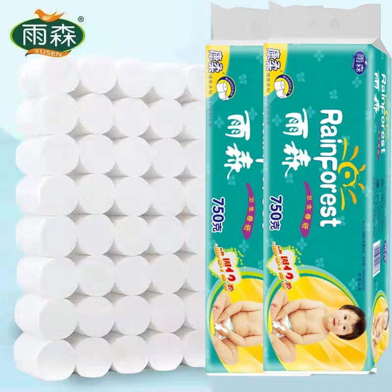 Рекламная туалетная бумага, изготовленная в Китае, оптовая продажа туалетной бумаги