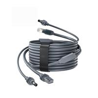 Câble adaptateur d'extension 2-en-1 Starlink Mini en gros – Câble Ethernet réseau haute vitesse durable et étanche + câble d'alimentation CC