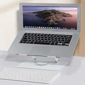 Soporte para Laptop con Ventilador de Enfriamiento Metálico Giratorio 360°, Base Plegable para Computadora de Escritorio, Soporte con Ventilador para Disipación de Calor - Product Image 4