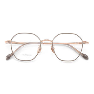 Monturas de Gafas Octogonales Danyang 8030 de Titanio-IP, Ligeras, Montura Completa, Unisex, Lentes Acrílicas - Product Image 1