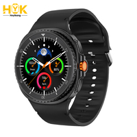Montre connectée SK46, étanche IP68, écran AMOLED, navigation GPS, bracelet en gel de silice, charge magnétique, système d'exploitation Android, réponse tactile, SDK