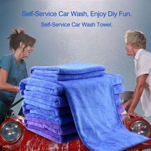 Special <b>Extra</b> <b>Large</b> Microfiber Wash Towel Thickened Wiping Cloth Absorbing Long Water Essential for Car Cleaning - Product Image 5
