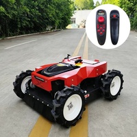 Mesin Pemotong Rumput Zero Turn 4WD Berkualitas Tinggi dengan Remote Control CE untuk Kebun, Kebun Buah, Pertanian, dan Perawatan Lanskap