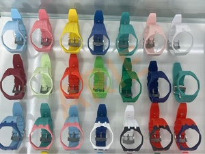 En stock pour la collection Royal Pop en collaboration avec Co-branded Strap, avec bracelet en silicone liquide, boîtier en biocéramique, <span class=keywords><strong>boucle</strong></span> en acier inoxydable - Product Image 3