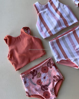 Short de bain pour garçons entièrement doublé avec protection solaire Maillot de bain deux pièces réversible avec protection solaire pour filles Fournisseur personnalisé