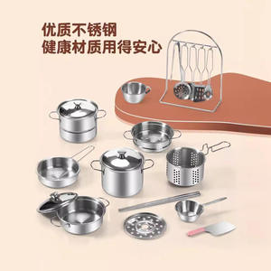 En gros, Jouets de cuisine pour jeu d'imitation, pour jeu intérieur <span class=keywords><strong>à</strong></span> la maison, avec mini ustensiles de cuisine réalistes <span class=keywords><strong>à</strong></span> faire soi-même, pour filles et enfants - Product Image 4