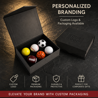 Juego de 6 Pelotas de Golf con Diseño Deportivo Novedoso, Personalizadas con Impresión, de 2 Capas, para Práctica, Regalo Empresarial, Souvenir Corporativo