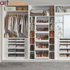 Armario Empotrado Personalizado en un Acabado Blanco Limpio con Diseños Inteligentes para Armarios Empotrados <span class=keywords><strong>Pequeños</strong></span> que Crean una Solución Eficiente - Product Image 1