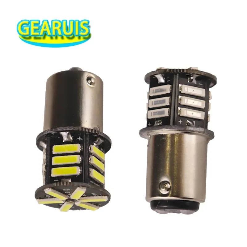 1157 BAY15D 170MA 21 SMD 7020 7014 LED P21/5W 1156 BA15S BAU15S أبيض أحمر 12V سيارة بدوره إشارة ضوء الذيل أضواء الفرامل لمبة مصباح