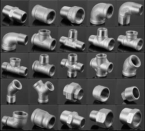 Raccord en T égal en acier inoxydable 304 poli moulé, norme DIN, résistant à la corrosion, pour conduite d'eau, 1/2 po - Product Image 2