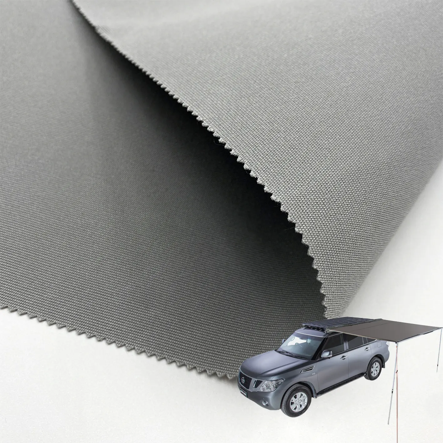 Solución impermeable teñida de acrílico 1 metro MOQ para toldo al aire libre cubierta Marina toldo de coche