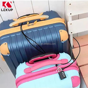 Câbles en acier tressé à extrémité bouclée, câbles en acier recouverts de PVC, cordes de sécurité robustes avec mousquetons - Product Image 6