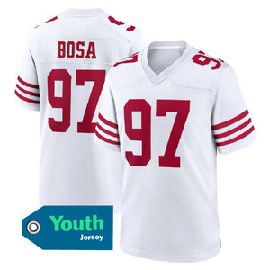 San Francisco Juvenil de Alta Calidad # 13 Purdy # 23 McCaffrey # 54 <span class=keywords><strong>Warner</strong></span> # 85 Camisetas de Fútbol Americano Cosidas con Logotipo - Product Image 3