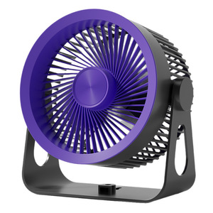 Ventilador de Escritorio Portátil Recargable, Motor sin Escobillas de 5W, Ventilador de Mano Oscilante con Batería, 8+ Horas de Autonomía, Control con Perilla - Product Image 1