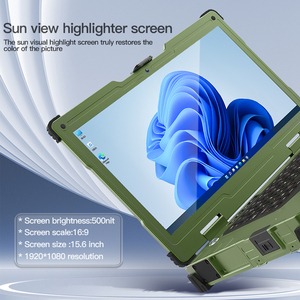 5G Màn Hình Đôi 15.6 Inch Gồ Ghề Máy Tính Xách Tay Máy Tính Công Nghiệp Gia Cố Di Động Win <span class=keywords><strong>Intel</strong></span> <span class=keywords><strong>Core</strong></span> <span class=keywords><strong>I5</strong></span> I7 I9 Gồ Ghề Máy Tính - Product Image 3