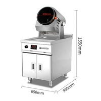Machine à Stir-fry Automatique Commerciale Machine de Cuisson Automatique Wok Robotique Cuisinière Intelligente Robot de Cuisine Marmite de Cuisson Automatique