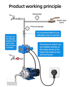Pressostat spécial pour pompe de <span class=keywords><strong>piscine</strong></span> Démarrage/Arrêt automatique, Contrôle de pression pour petite pompe à eau, Haute stabilité - Product Image 5