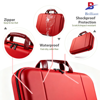 Étui pour ordinateur portable en EVA durable, sac à dos personnalisé pour ordinateur portable pour les voyages en plein air, étui en EVA avec poignée, sac de technologie numérique pour ordinateur portable