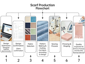 Écharpe longue de luxe en laine pour femme, idéale printemps-automne, châle de protection du cou, fine, douce et agréable au toucher - Product Image 5