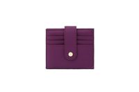 Portefeuille en cuir véritable personnalisé avec blocage RFID, porte-cartes multifonction en cuir