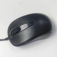 Tetikus optik berkabel USB M-025, tetikus komputer tombol 3D desain pribadi tahan lama ergonomis untuk kedua tangan