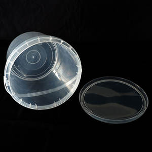 छोटे दौर 1L स्पष्ट प्लास्टिक की बाल्टी के साथ प्लास्टिक संभाल - Product Image 3