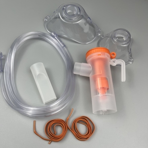 Perlengkapan <span class=keywords><strong>Nebulizer</strong></span> PVC Portabel Lengkap |   Masker, Selang, Cangkir & Corong Masker Inhalasi Oksigen OEM/ODM - Product Image 3