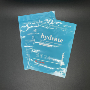 Tùy chỉnh in Bột điện giải có thể khóa lại dây kéo đứng lên túi thực phẩm cấp bao bì thể thao bổ sung dinh dưỡng Túi - Product Image 4