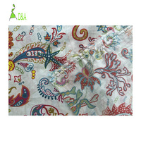 Tissu floral de haute qualité, coton imprimé, textile tissé, matière première pour robe ou chemise de fille