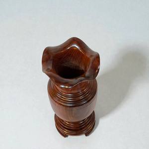 Vase à fleurs en bois de qualité supérieure, pot à fleurs en bois pour articles décoratifs pour la maison, vases en bois pour la décoration intérieure, vase à fleurs - Product Image 1