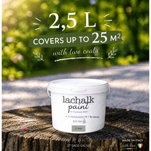 27 SAGE 25 lt LaChalk the evolution of <b>chalk</b> paint Where <b>chalk</b> meets resin: Hybrid <b>Chalk</b> Resin Paint made in Italy - Product Image 2