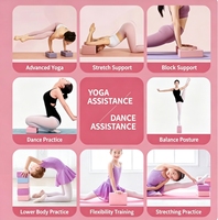 Blocs de yoga haute densité en mousse, briques d'exercice, équipement de Pilates, accessoires de danse et de fitness