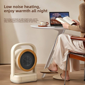 Portable PTC bureau souffleur d'air chaud bureau à domicile personnel Vertical <span class=keywords><strong>petit</strong></span> ventilateur de sol chauffage 220V prise ue plastique <span class=keywords><strong>500W</strong></span> réglable - Product Image 5