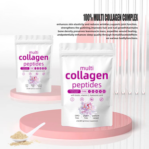 Polvo de péptidos de colágeno múltiple con biotina, vitamina C y ácido hialurónico, ingredientes naturales de calidad superior OEM ODM - Product Image 2