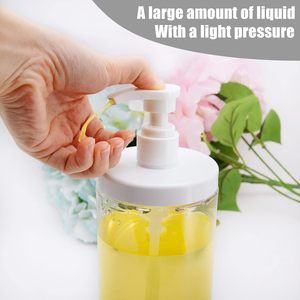 Bouteilles de lotion personnalisées imprimées, en plastique PET, 500 ml, cylindriques, faible MOQ, pour shampoing, gel douche, lotion corporelle - Product Image 6