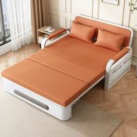 Sofá Cama Plegable Moderno Directo de Fábrica, Sofá Convertible Portátil con Estructura de Acero al Carbono Resistente para Sala de Estar/Apartamento