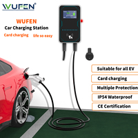 Chargeur de voiture électrique Wufen AC 11kW 380V Type2 Connecteur IP65 Étanche à l'eau et à la poussière Nouveau Commercial Public Parking