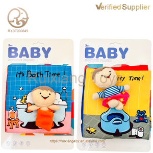 Vente en gros de livres pour enfants et bébés en peluche pour dormir et s'installer, nouveau design, jouets en peluche, cadeau fonctionnel pour enfants, livres en tissu - Product Image 4