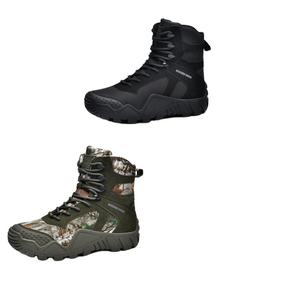 DFA1206 AS33 -4 Botas Tácticas de Camuflaje Negro Caqui para Montañismo, Campismo, Caza, Botas de Campo, Botas de Tobillo - Product Image 1