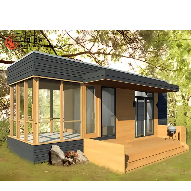 China Factory Supply Ready Made Steel Prefab Home Prefabricated House Luxury Container House