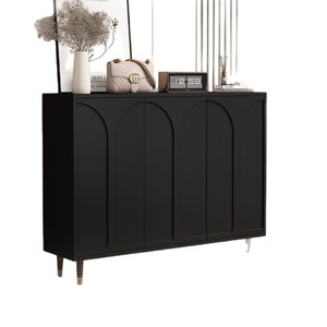 <b>Shoe</b> Cabinet French Minimalist Style 20-35 Pairs Standing Type Versatile Storage Entryway Organizer - Product Image 5