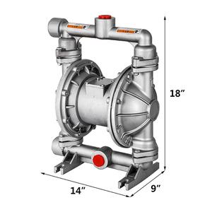 Bomba Neumática de Diafragma Doble para Leche, Fabricante de Bombas de Diafragma Sanitarias, Bomba de Diafragma Neumática QBY25 - Product Image 2