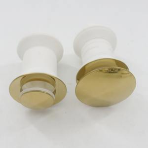 Filtro <span class=keywords><strong>de</strong></span> desagüe cerámico dorado para lavabo, con sistema antiobstrucción y rebote. - Product Image 5